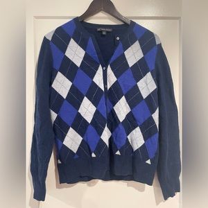 Men’s Lambs wool cardigan by Brooks Brothers